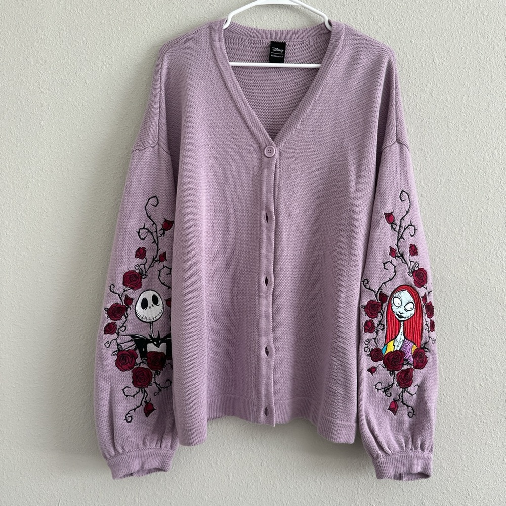 Her Universe The Nightmare Before Christmas Jack & Sally Skimmer Girls cardigan - Picture 4 of 8